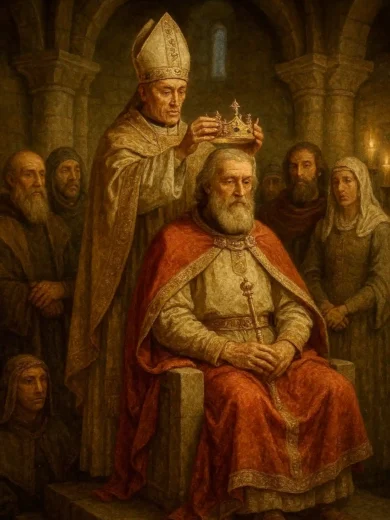 Koronacja Bolesława Chrobrego Koronacja Bolesława Chrobrego, wizja artysty