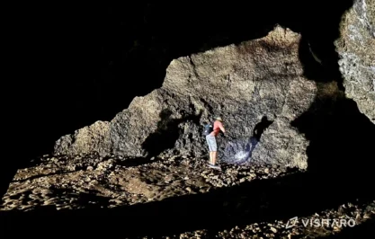 Jaskinia Ciemna, wnętrze jaskini, Ojcowski Park Narodowy
