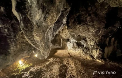 jaskinia łokietka, wnętrze jaskini, Ojcowski Park Narodowy