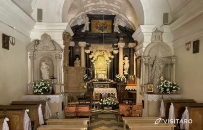 Pustelnia Błogosławionej Salomei, wnętrze kościoła, Ojcowski Park Narodowy