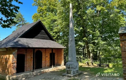 Pustelnia Błogosławionej Salomei, groty modlitewne i obelisk, Ojcowski Park Narodowy