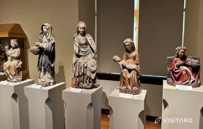 Zamek Pieskowa Skała, wystawa Europejska kultura i sztuka, gotyckie rzeźby