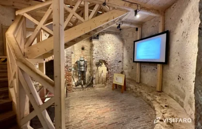 zamek w Ojcowie, wieża ostatniej obrony (stołp), wnętrze