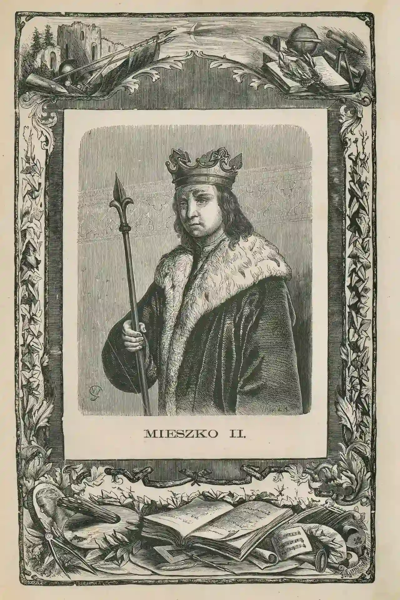 Mieszko II Lambert. Kulisy panowania króla i przyczyny upadku państwa Piastów Mieszko II wg. Waltera