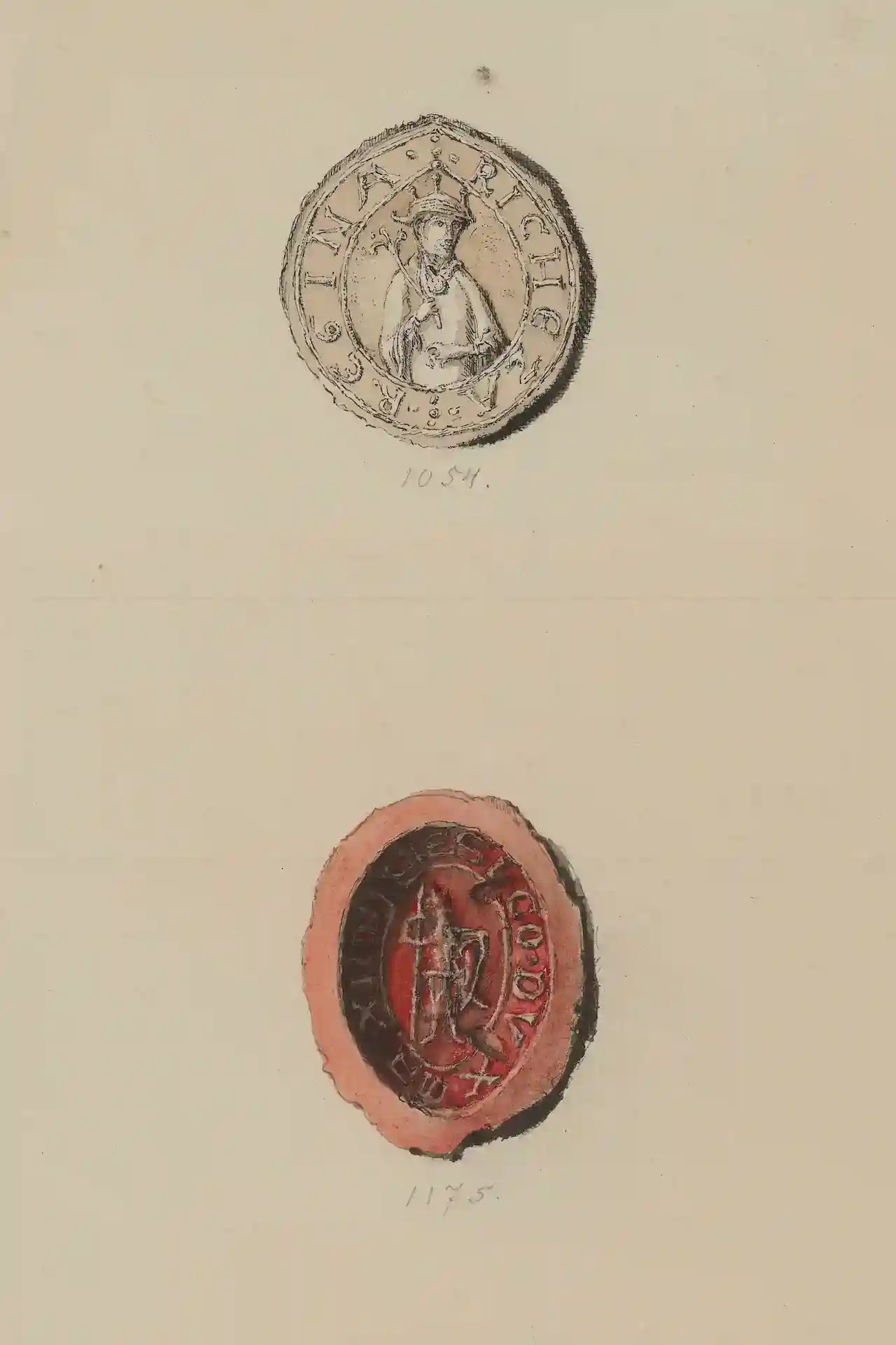 Mieszko II Lambert. Kulisy panowania króla i przyczyny upadku państwa Piastów pieczęcie Mieszka II i Rychezy