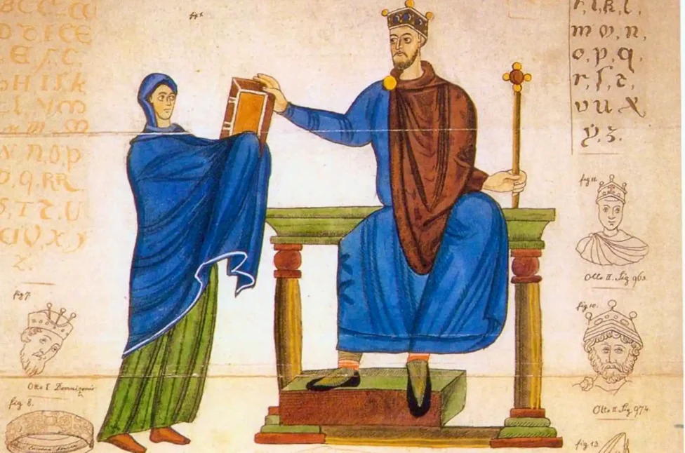 Mieszko II i Matylda szwabska